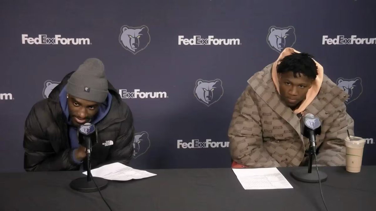 The Drip Brothers tonight:

📍40 points
📍9 assists
📍20 rebounds
📍4 stocks
📍14/28 shooting
📍6/14 3PT

the small forwards of the Memphis Grizzlies' future🫡