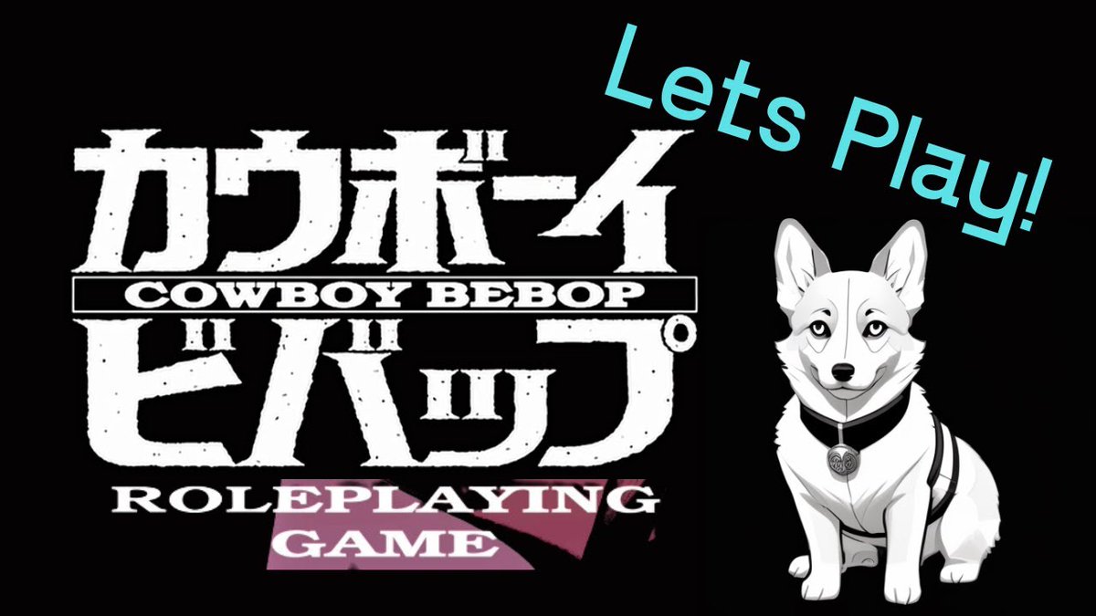 theAOTR's tweet photo. Going live to run Cowboy Bebop the RPG! A ttrpg released recently.

GM: Jeff @SuperGeekedUp

Players:    
Chaz @EternalSkyFilm
Marx  @MrMarx
Greg - Me  

https://t.co/41J9VlUThG https://t.co/n7bcvXdGrP
https://t.co/3VKKJFILxo 

#CowboyBebop https://t.co/gQjTO61klX