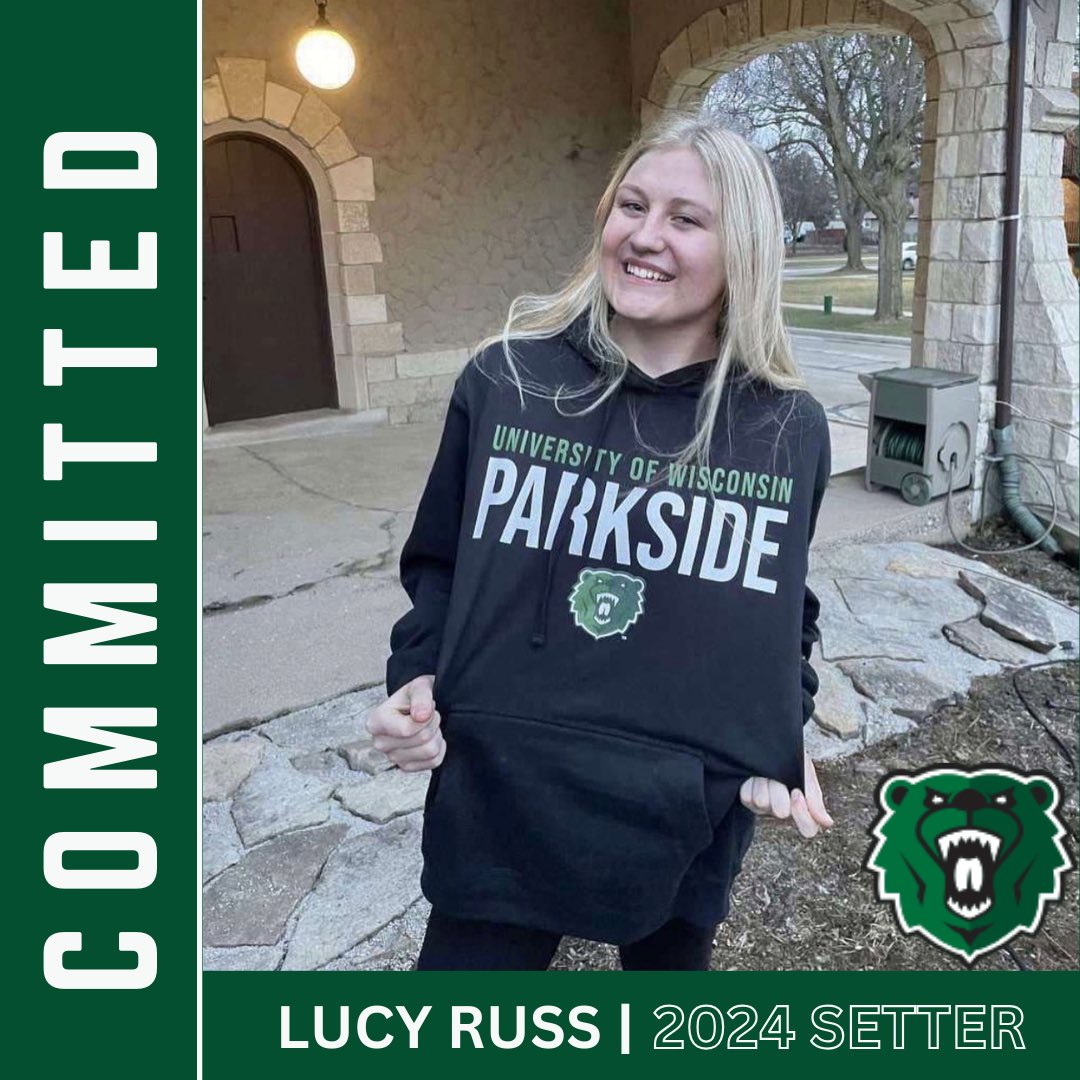 Congratulations to Lucy on her commitment to play Division II volleyball at UW-Parkside next year!! 💚