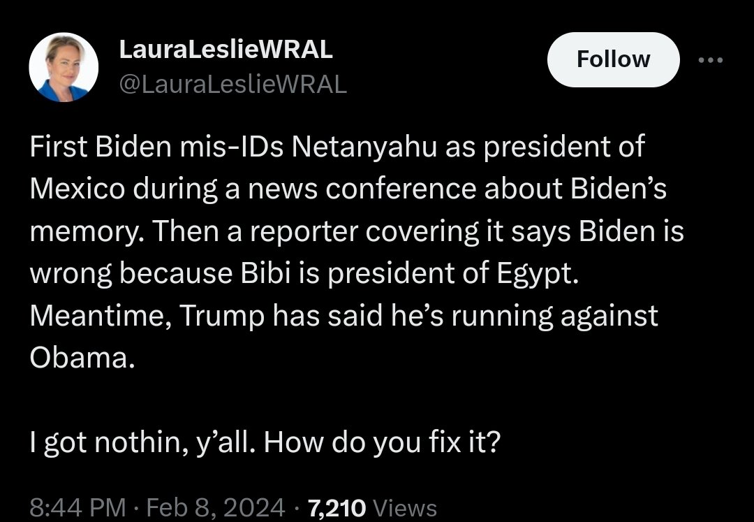 Everyone makes mistakes...even in a tweet about Biden saying something wrong