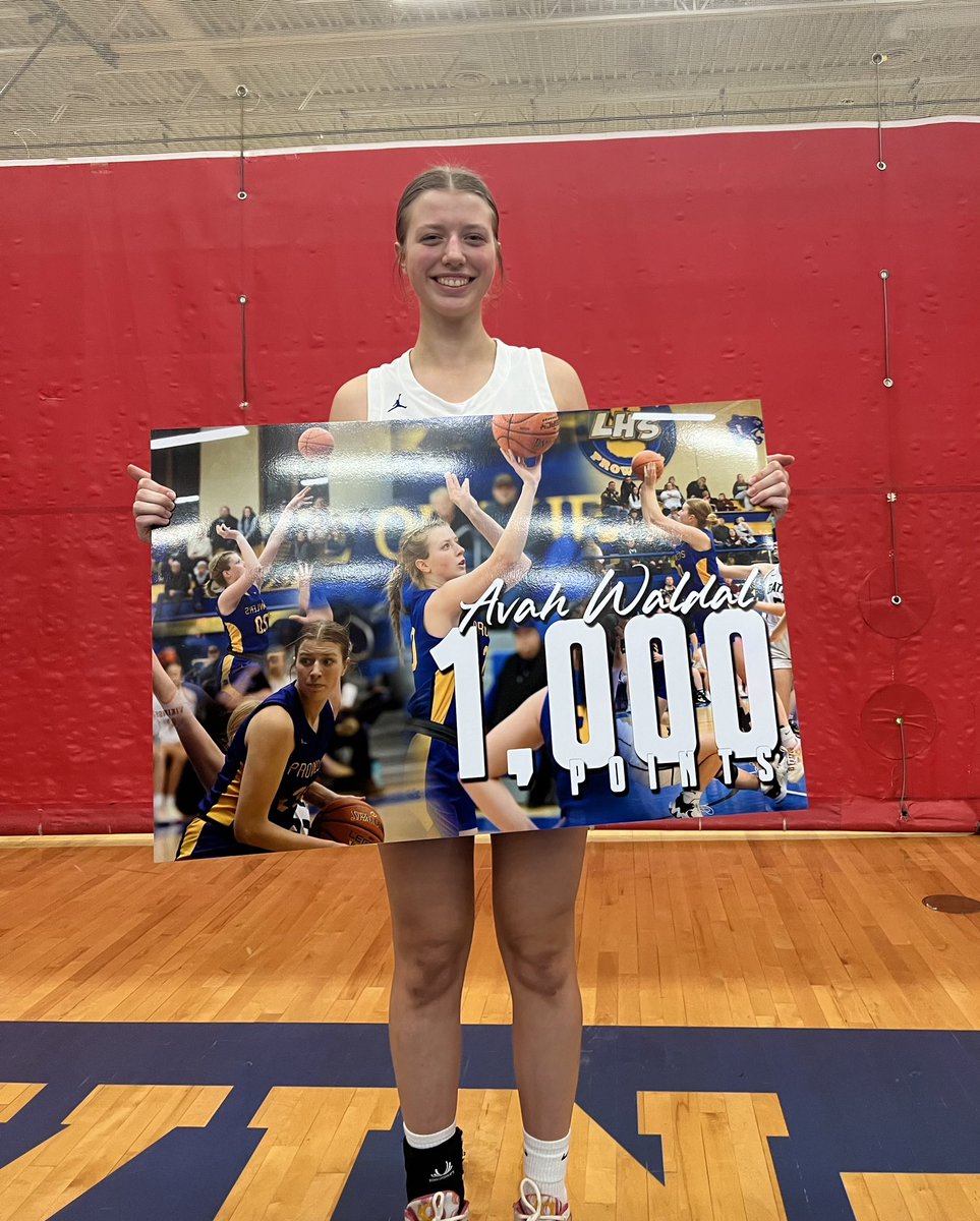 TRFProwlerGBB's tweet photo. Ava Waldahl scores her 1,000 point!
#prowlerpride
@ProwlerBlueCrew 
@gfherald 
@trftimes https://t.co/PQfNXknfWR