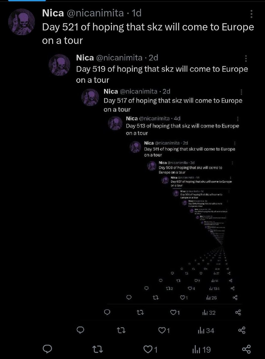 nicanimita's tweet photo. Day 522 of hoping that skz will come to Europe on a tour
I MIGHT GO SEE THEM IN MILAN 
#StrayKids https://t.co/fjH71EM99L