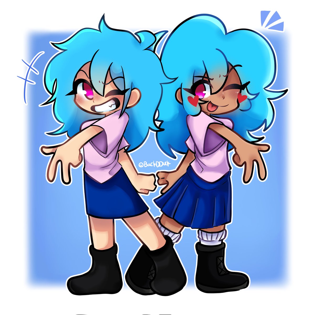 TV78243550's tweet photo. Sisters
#fnfskyverse #skyverse https://t.co/LDmBEjgck4