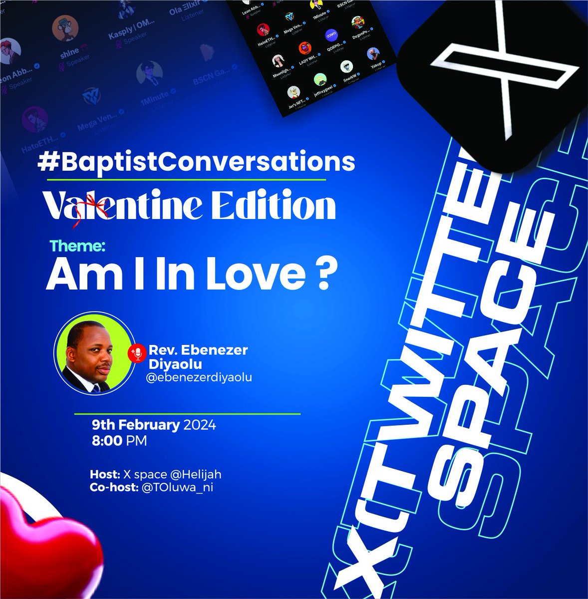 femideola's tweet photo. See you tonight at #BaptistConversations! https://t.co/x0BvGBTiaC