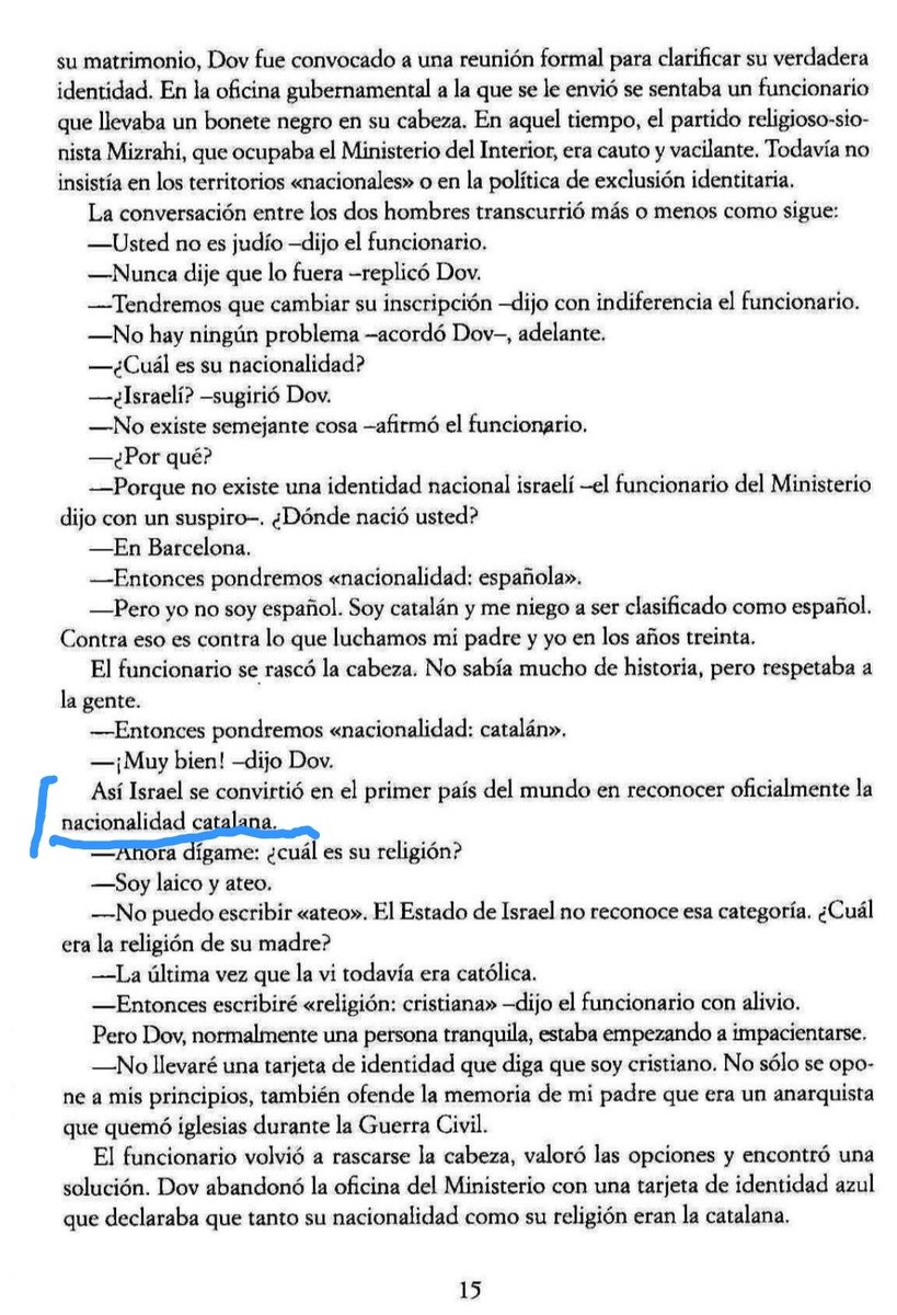 Guillo_SPQR's tweet image. Mi ambición 🌶 de que sepas sobre los amarillos 🎗 lazos entre Israel y el separatismo catalán. 
El texto es del historiador israelí Shlomo Sand.
