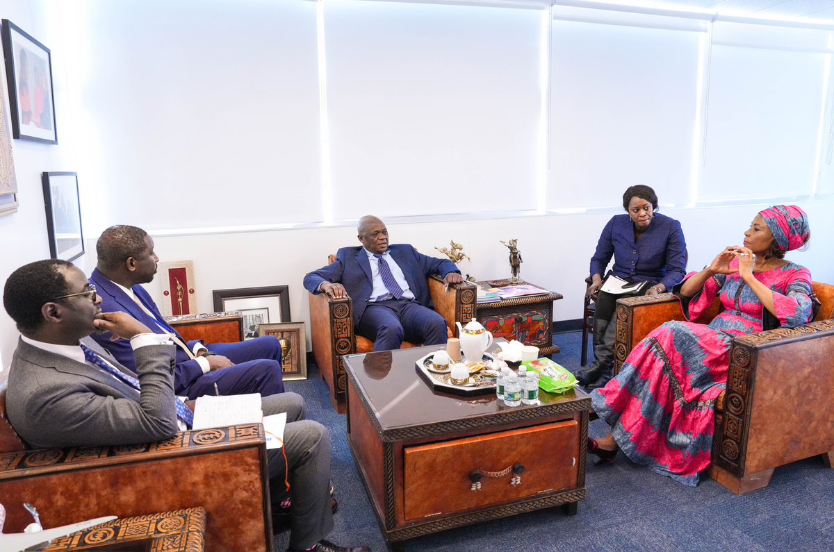 ahunnaeziakonwa's tweet photo. Delighted to sign an MOU with Prof. Dominique Njinkeu, Interim Executive Director of @AERCAFRICA. This collaboration aligns with @UNDP's strategic mission to implement research on #SDGs and development economies to advance Africa’s development priorities. https://t.co/luxI7MgenF