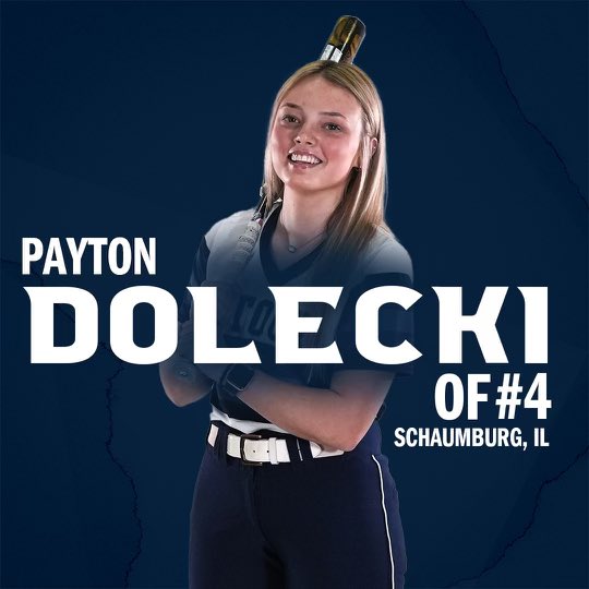 With the freshman intros complete, we move onto the sophomore class with an outfielder from Schaumburg HS in Schaumburg, IL. Number 4, Payton Dolecki. Fun fact, Payton is NOT a morning person. Not a single word is spoken during morning practices! #RollDevs
