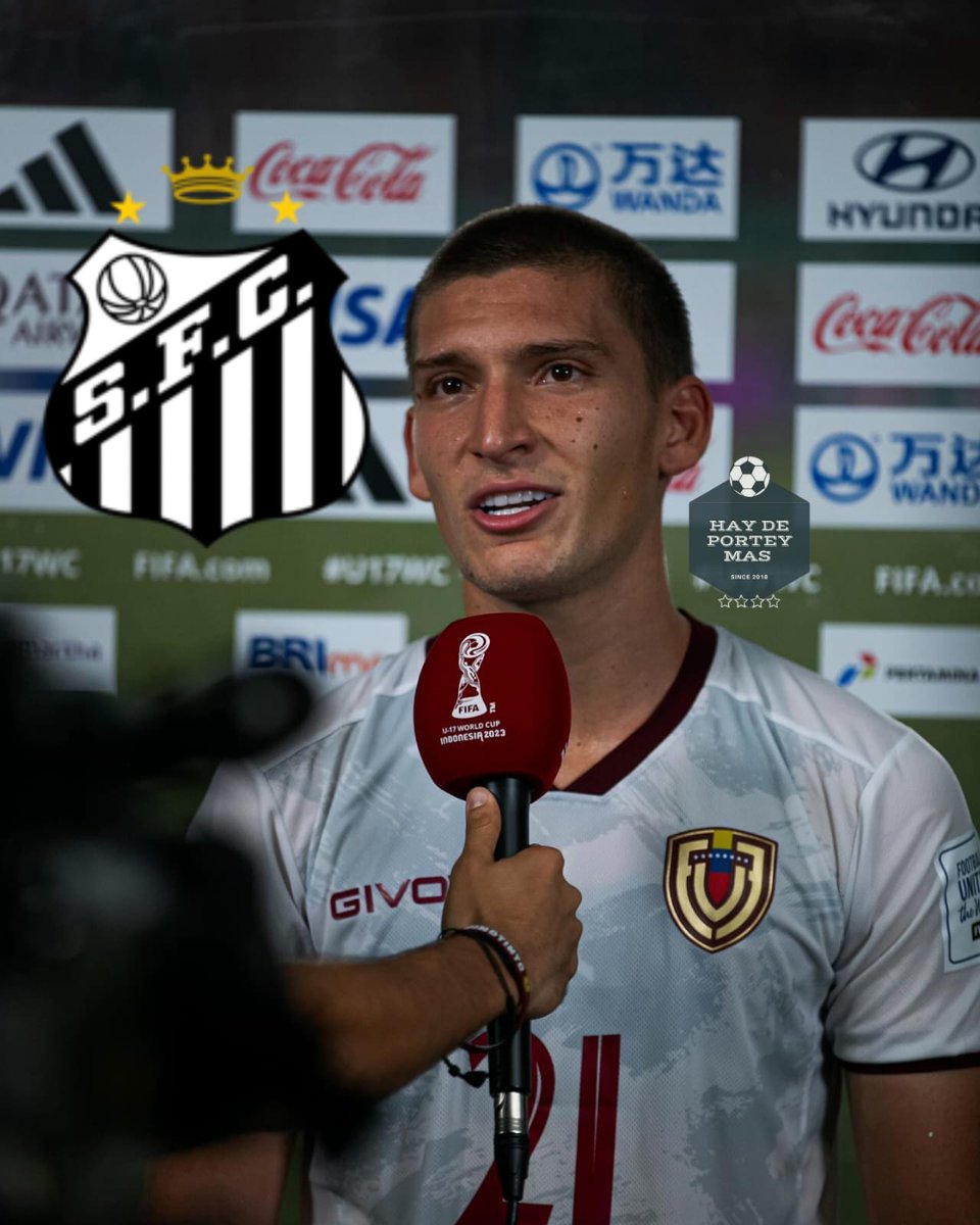 ‼️🇻🇪 *Nicola Profeta será nuevo jugador del Santos FC 🇧🇷.*

El Vinotinto firmaría contrato por 5 años, desde el Deportivo Cali. La operación se cerró en *360.000 USD* y el Cali se queda con un 10 % de la ficha del futbolista.
 Compartirá vestuario con Rómulo Otero y Tomás Rincón.