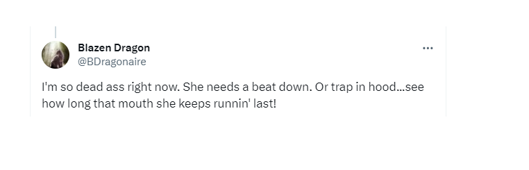 LianaDoesntKare's tweet image. And here we have one of @redlianak's flying monkeys @bdragonaire threatening me with violence. Notice how  Liana doesn't tell him not to make violent threats.

#narcissisticabuse #Narcissists #flyingmonkey #TherapistTwitter #therapyconnect #beware