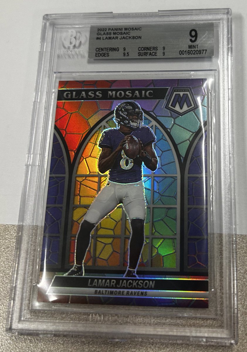 2023 MVP Lamar Jackson

FS 2022 #GlassMosaic #LamarJackson

BGS 9

Any takers?? 👀