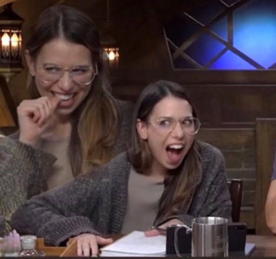 Matt: we have communal sects

Laura Bailey being Laura Bailey:

#CriticalRole #CriticalRoleSpoilers