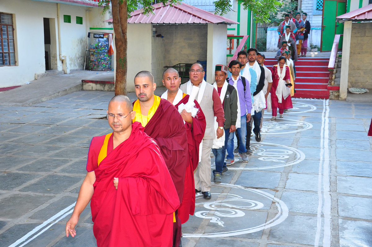 DPSNegiMF's tweet photo. Celebrating a momentous occasion at the Geshe Tongo Mangcha Offering Ceremony for my grandson Pankaj Rathor at Drepung Loseling Monastery in Dharwad, Karnataka. Joined by my beloved wife Dr. Swaroop Rathor and cherished companions, it was a truly unforgettable experience. https://t.co/7VZgDwS9T0