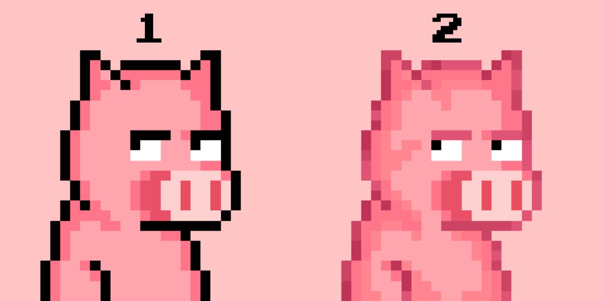 🐷🔥 It's battle time in #PorkPunks arena!

 Which pixel porker has the edge? 

Vote for your top hog:

Left pig [🐷1️⃣] 
or 
Right pig [🐷2️⃣]

The future of the farm is in your hands!
#Ethscriptions