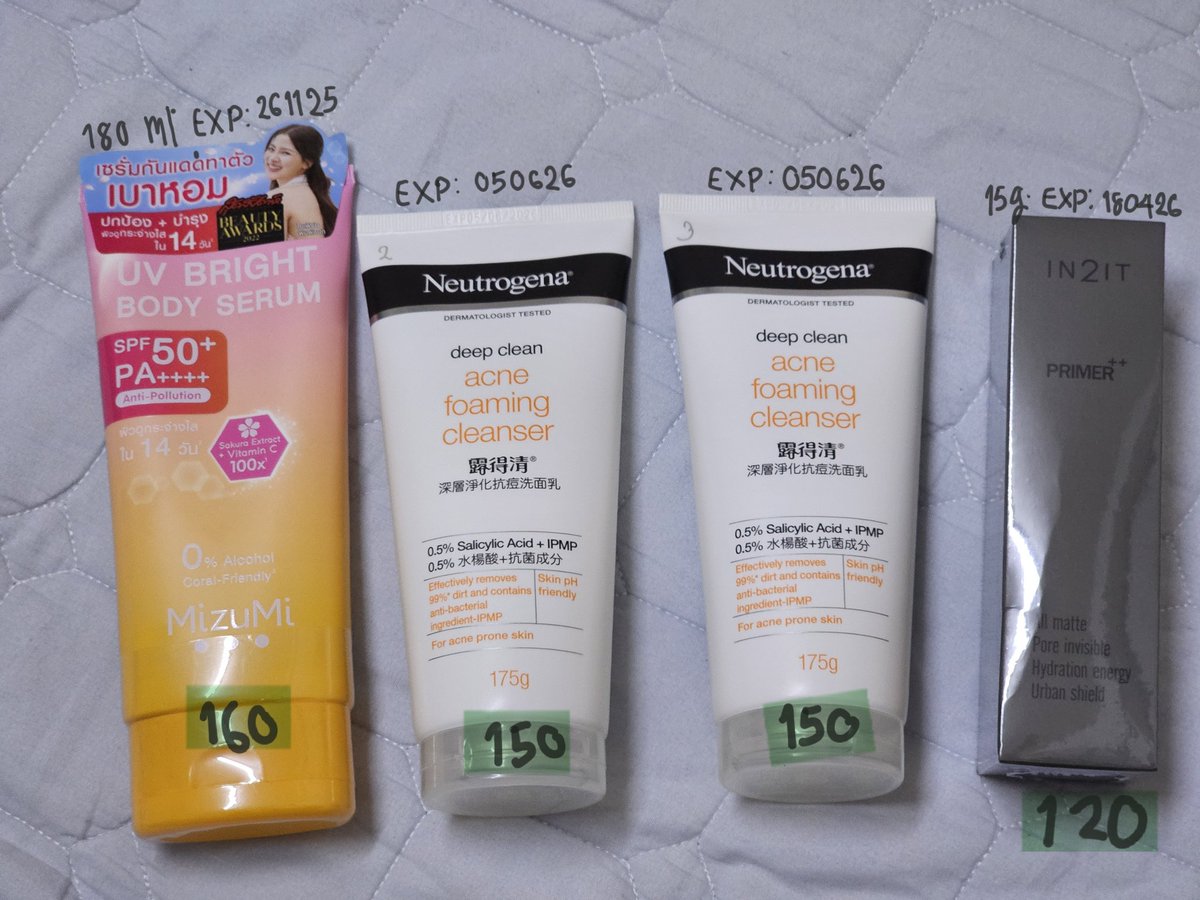 Ppla_Whan's tweet photo. ส่งต่อค่า ไม่เคยเปิดใช้เลยยย

• กันแดด mizumi
• โฟมล้างหน้า neutrogena bha0.5%
• ไพรเมอร์ in2it

ค่าส่ง30฿(มากกว่า1ชิ้น+5฿)
มอบูนัดรับได้ที่ซอยลีลากับในมอนะคะ
#ส่งต่อคสอ #ส่งต่อเครื่องสำอาง #ส่งต่อสกินเเคร์ #ทีมบูรพา https://t.co/huojKJeXC1