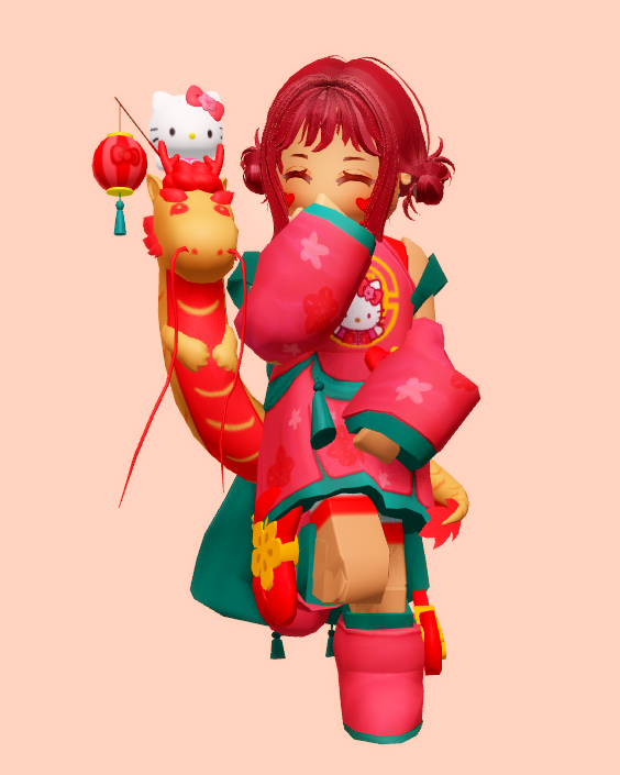nnrxzzii's tweet photo. Happy Lunar New Year!! Let's celebrate this Year of the Dragon with #HelloKitty 

:: Dress >> https://t.co/kpXgeLnA1G
:: Dragon Accessory >> https://t.co/rI9APvMiHP
🎉Join #MyHelloKittyCafe by @sanrio x @RockPandaGames here >> https://t.co/LKf1WpuW1H
:: Hair by @Alquo2 >> https://t.co/WfsTL83p7m
:: Face Mask by @bestladybugg >> https://t.co/1DzWelwbfQ
#Roblox #RobloxUGC #RobloxUGCLimited #RobloxUGCLimitedFree #Sanrio #LunarNewYear #YearofDragon