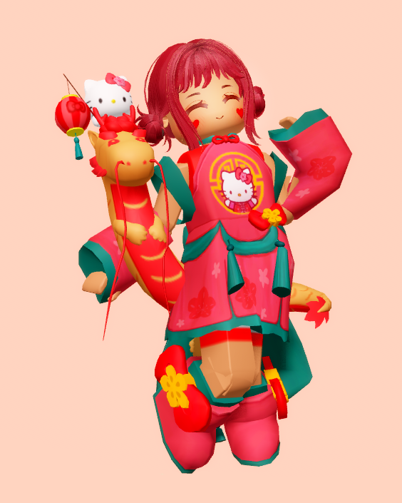 nnrxzzii's tweet photo. Happy Lunar New Year!! Let's celebrate this Year of the Dragon with #HelloKitty 

:: Dress >> https://t.co/kpXgeLnA1G
:: Dragon Accessory >> https://t.co/rI9APvMiHP
🎉Join #MyHelloKittyCafe by @sanrio x @RockPandaGames here >> https://t.co/LKf1WpuW1H
:: Hair by @Alquo2 >> https://t.co/WfsTL83p7m
:: Face Mask by @bestladybugg >> https://t.co/1DzWelwbfQ
#Roblox #RobloxUGC #RobloxUGCLimited #RobloxUGCLimitedFree #Sanrio #LunarNewYear #YearofDragon