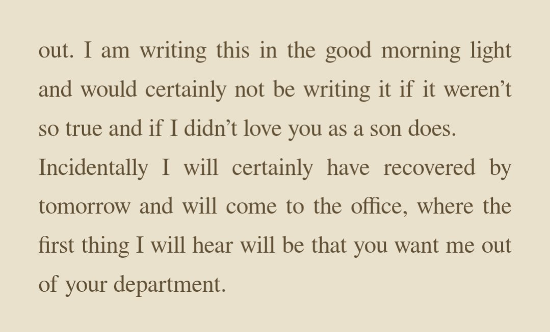 yokaihainen's tweet photo. Kafka's draft of a letter to his boss explaining why he didn't come to work https://t.co/dqmt9zhjnI