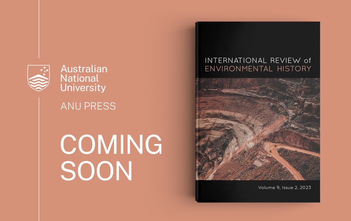 ANU Press (@anu_press) on Twitter photo SPECIAL ISSUE: ‘Histories and legacies of extraction and toxicity’, guest edited by <a href="/JessUrwin95/">Jess Urwin</a> and Rohan Howitt. The latest volume of IREH brings together cutting-edge research on one of humanity’s most enduring and troubling legacies.
Register today: doi.org/10.22459/IREH.… SPECIAL ISSUE: ‘Histories and legacies of extraction and toxicity’, guest edited by <a href="/JessUrwin95/">Jess Urwin</a> and Rohan Howitt. The latest volume of IREH brings together cutting-edge research on one of humanity’s most enduring and troubling legacies.
Register today: doi.org/10.22459/IREH.…