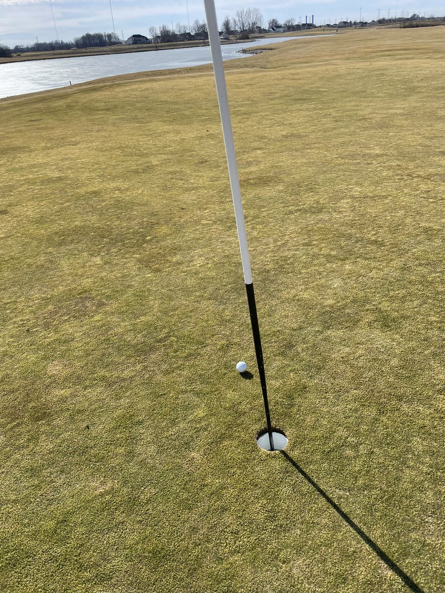 Was just happy to be out on a 60 degree day in February, so the fact that this was the first of three birdies feels like a good omen for 2024.