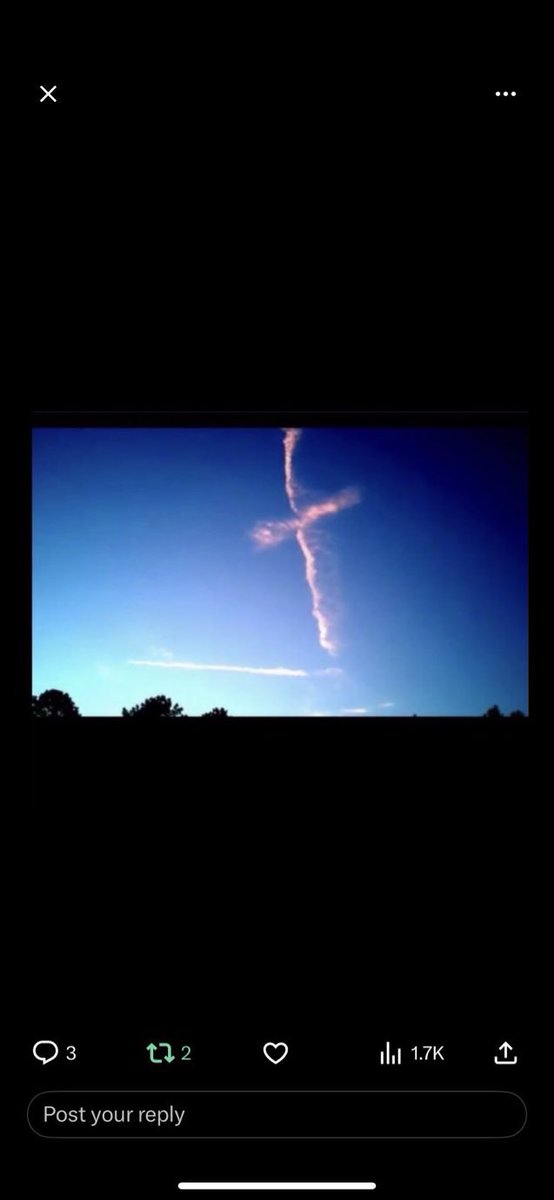 #DeathAndDying

See my pinned tweet for the story of my cross in my sky, given by #Jesus