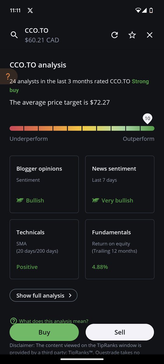 Cameco still have targets 72$ to outperform