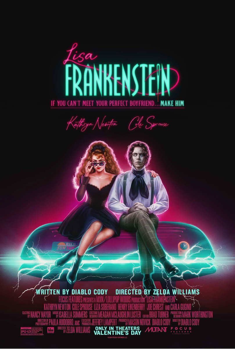 A night out @drafthouse to see Zelda Williams’ LISA FRANKENSTEIN, starring Kathryn Newton!