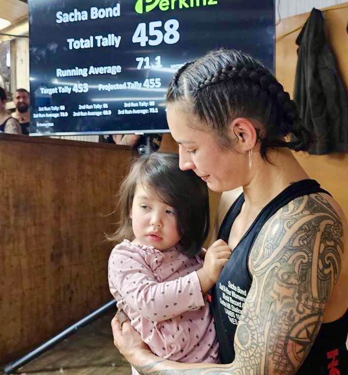 1,178 Lambs and Ewes Shorn.
2 World Records.
1 Woman 

Sacha Bond