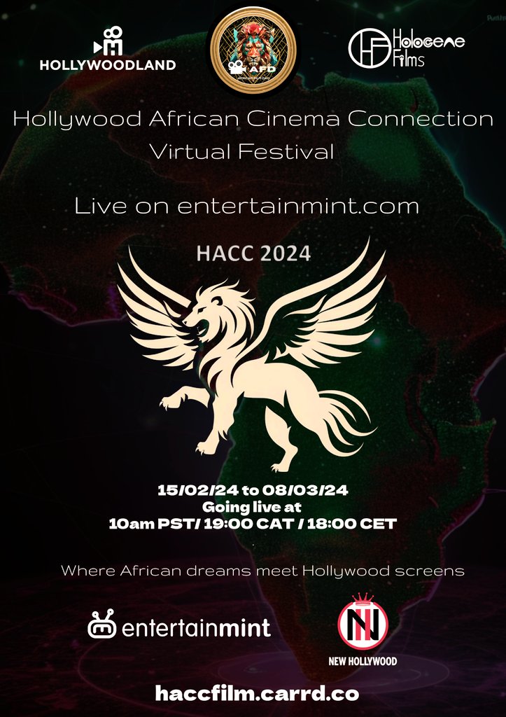 Journey into the vibrant world of African cinema at the HACC Virtual Film Festival! Experience captivating stories, diverse cultures, and thought-provoking narratives from the comfort of your home. #HACCFilmFest @Entertainmintco <a href="/themovietoken/">Hollywoodland</a> @brokegorilla <a href="/DaoAfrican22236/">African Film DAO</a>