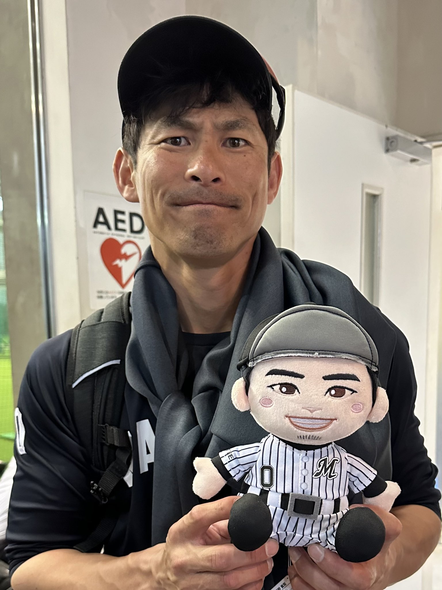 ふ*み様 千葉ロッテマリーンズ 荻野貴司 グッズセット 千葉ロッテマリーンズ 顔型 コインケース 荻野貴司選手&佐藤都志