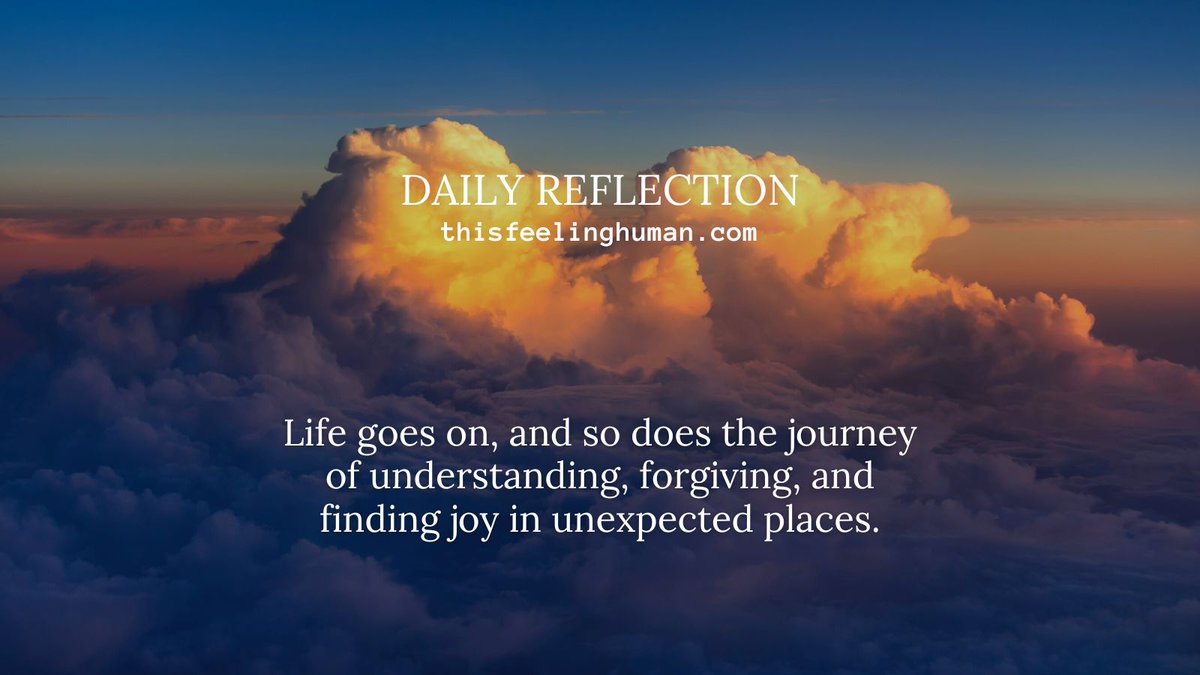 thisfeelinghum1's tweet photo. Let's remember that life goes on, and so does our quest for personal growth and happiness.
Visit https://t.co/9kukmFotna
#LifeGoesOn #EmbraceTheUnexpected #FindJoyEverywhere #thisfeelinghuman #selfimprovement https://t.co/1DtIAZtS2Q