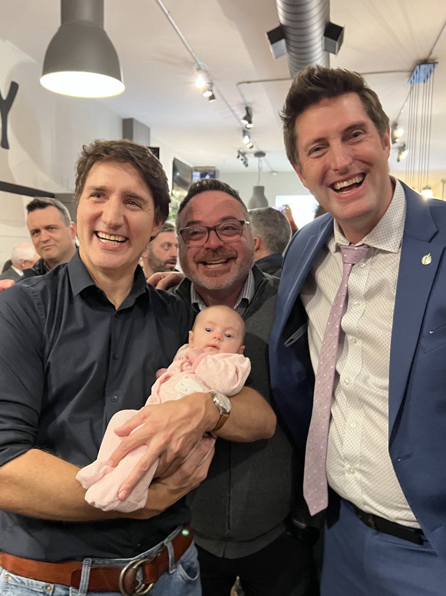 TurnbullWhitby's tweet photo. It was fantastic to attend the event for @rrockdurham⁩ tonight &amp; thank all the dedicated ⁦volunteers!! 🙌🏻

My baby girl, Brooke, added a little extra joy to the party &amp; we got a “three men and a baby” picture!😂

Campaigns are so much fun! #HopeAndHardWork #RockDurham https://t.co/FFFwHQIOza