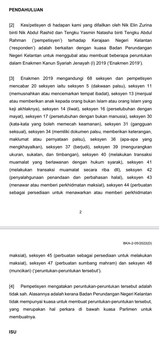 S_Y_New's tweet photo. Bacalah sendiri apa sebenarnya isu kes Nik Elin dan keputusan Mahkamah Persekutuan. Jangan dengar dan percaya sahaja kata-kata ahli-ahli politik. 1/2 https://t.co/BvKnsCWdAn