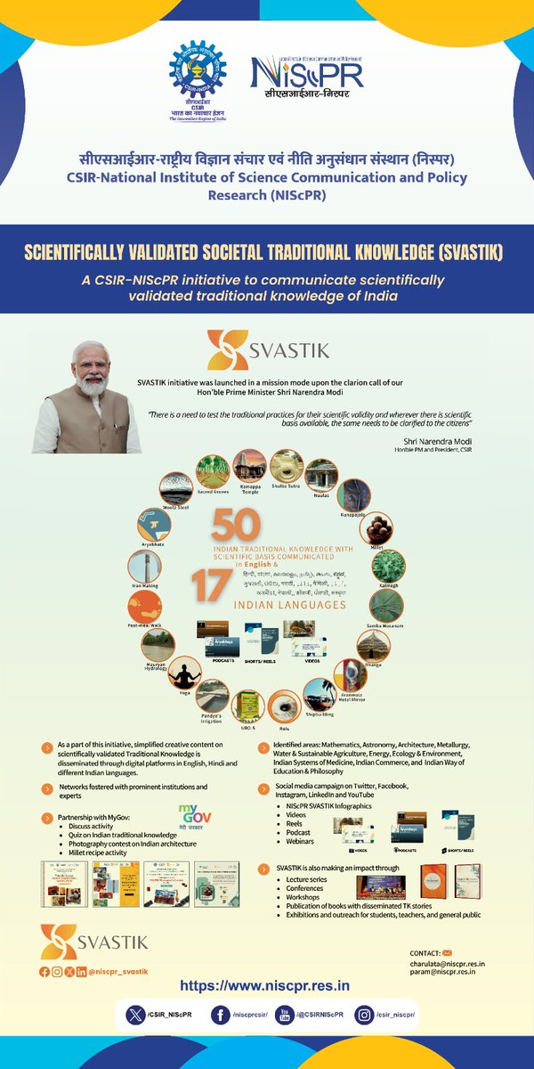 CSIR_NIScPR's tweet photo. #NIScPRfoundationday2024 https://t.co/KeJvfK1Qg8