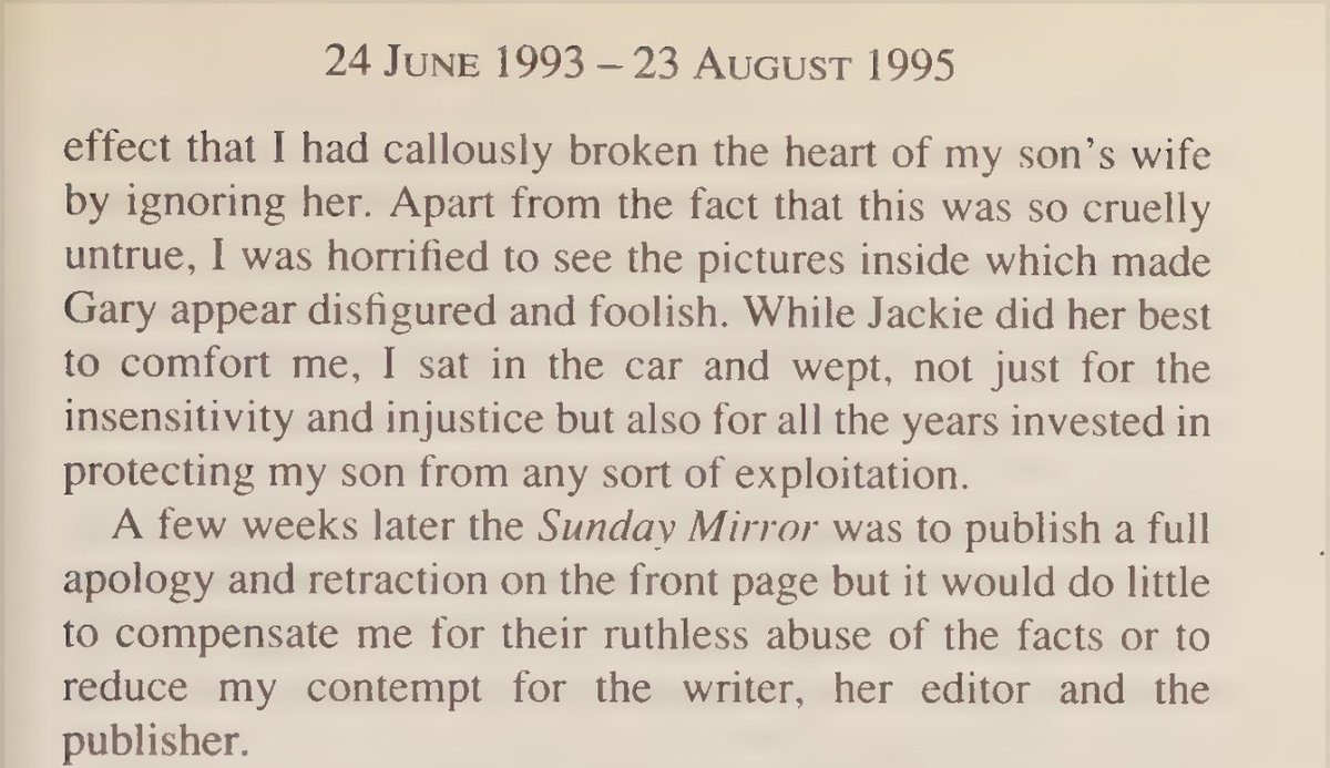 Bob Monkhouse recalling the Sunday Mirror attack on his disabled son, himself & his family in 1993.