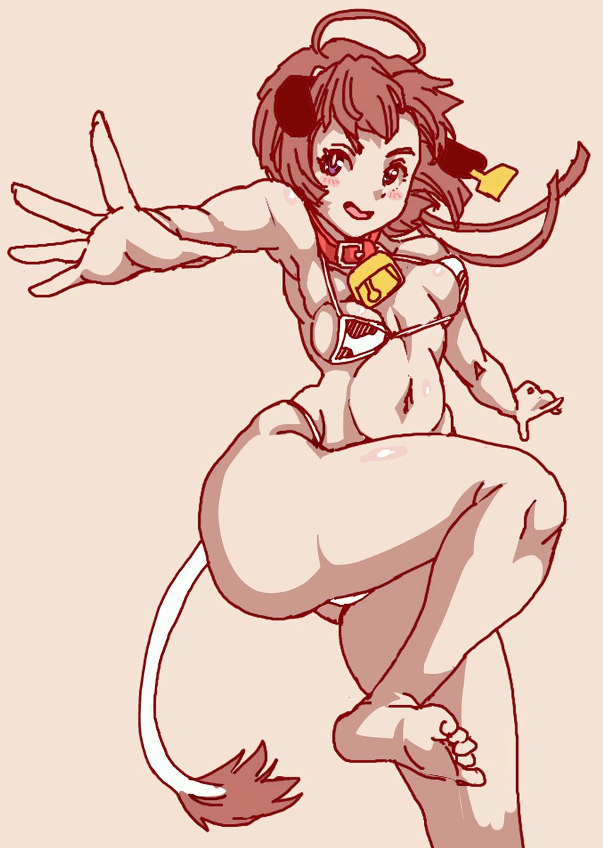 うちのこ描いて^^
ハラミちゃんです^^
ちんちんはつけてもつけなくてもどっちでもいいです^^ 