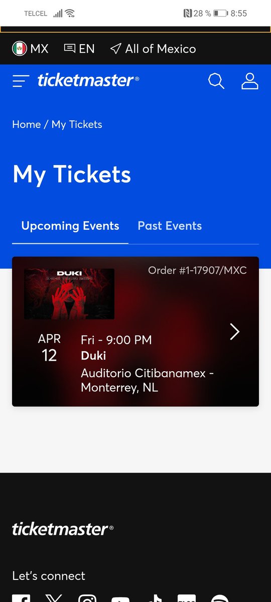 Ticket ✅
Solo a esperar el día de por fin poder verte en vivo. <a href="/DukiSSJ/">YaSupiste</a>