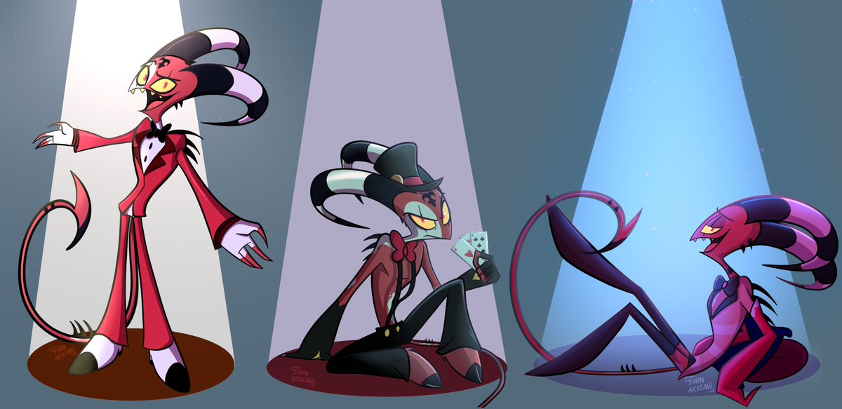 ShinAratani's tweet photo. Wooah, Blitz looks so good with any outfit fr! 😤💕💕
.
.
.
#HelluvaBoss #HazbinHotel #HelluvaBossFanart #Blitzo https://t.co/zbKROFHh10