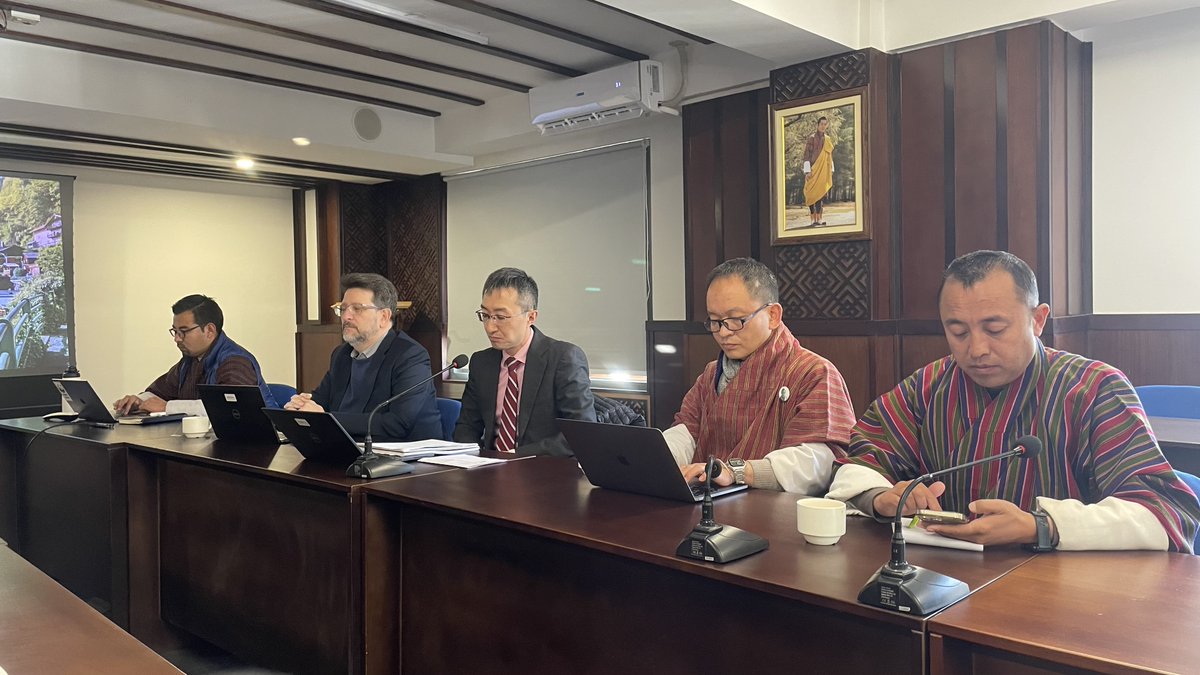 CRRinzin's tweet photo. Inception meeting to advance project to address human - elephant conflict to co-existence supported by @WorldBank, funded by #JSDF @JapanGov in partnership with #DoFPS, #DoA, #MoF https://t.co/iyuCGdSUVa
