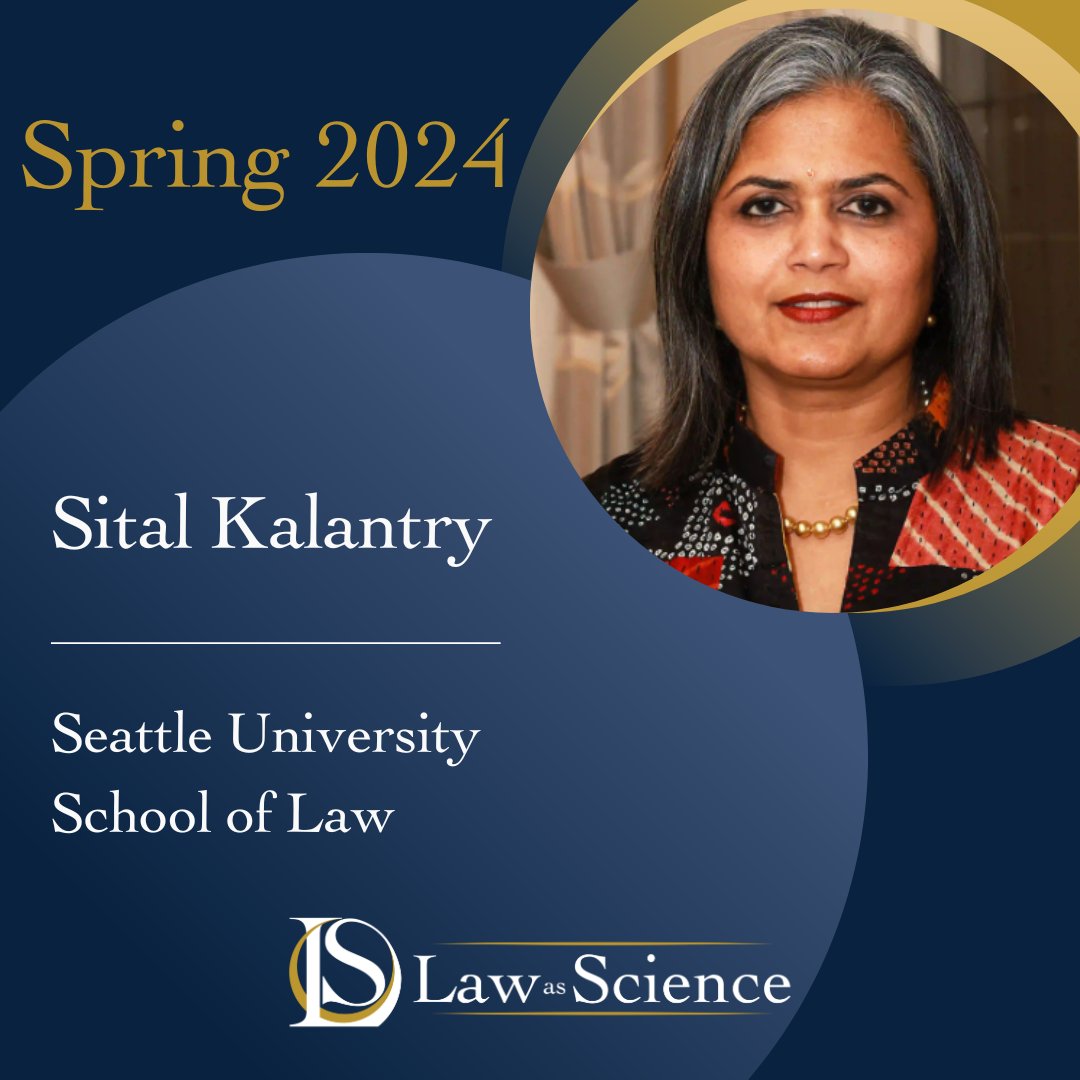 Our next speaker for Law as Science Spring 2024 is Professor Sital Kalantry from Seattle University School of Law. The event will be held on February 23 at 12:00 PM (E.T.)

Registration link: cornell.zoom.us/meeting/regist…