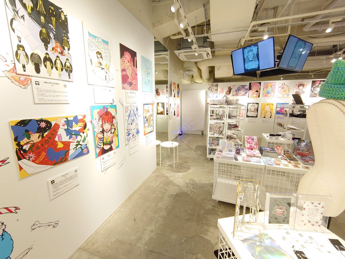 メインビジュアルを描かせて頂いた逆境ガール!ラフォーレ原宿で本日からです🏔️

作品やグッズも沢山な中、いろんなクリエイターさんが在廊しているので早く遊びに行きたいです💋 