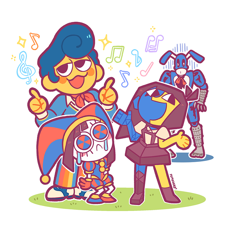 I wanted to draw all these characters so much! In the end I put them together because ye 

I like that their colors match ✨