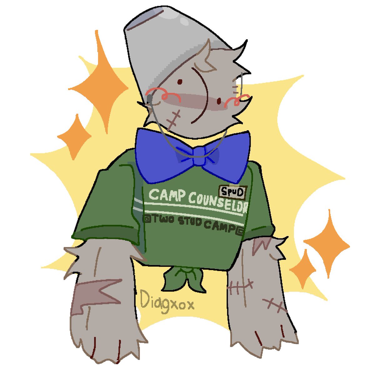 diagobear's tweet image. Spud is my fav out of all npcs [#regretevator #spud]