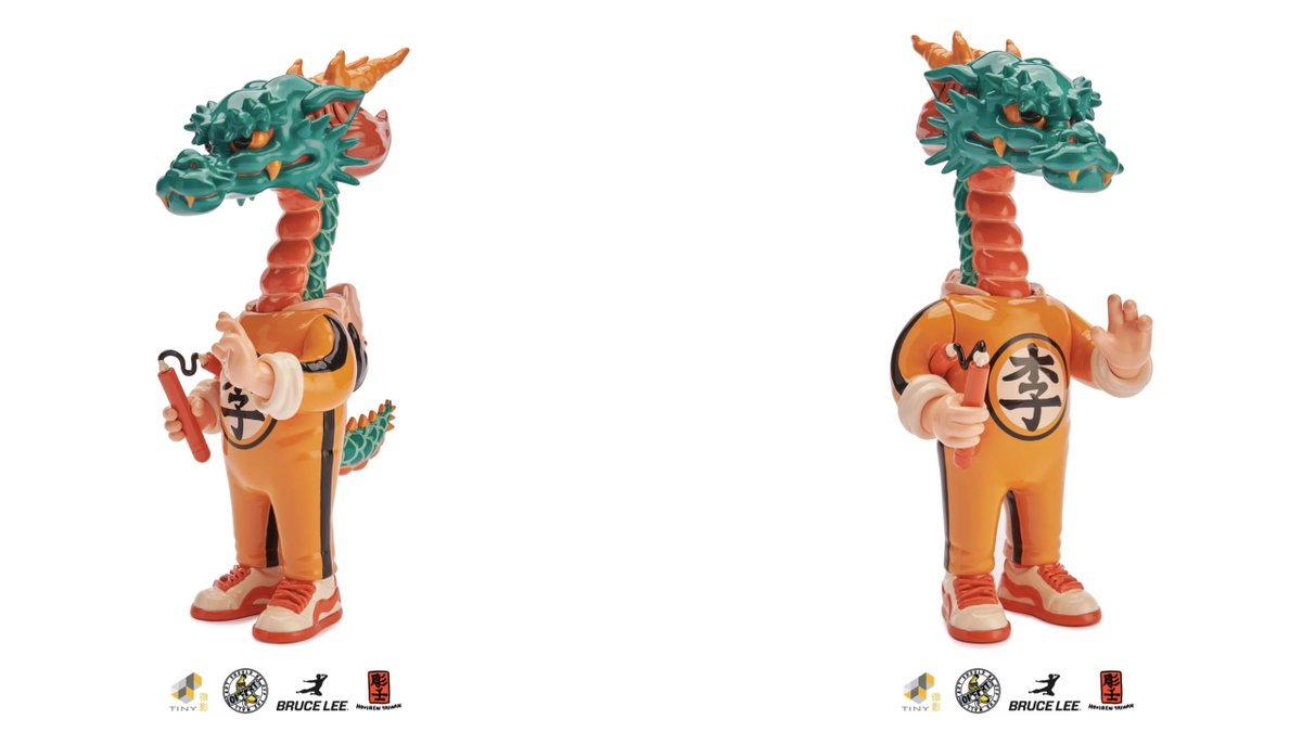 Horiren's 'Like A Dragon' returns with the officially-licensed Bruce Lee Edition from Tiny x Offart. The figure features the iconic jumpsuit and a pair of removable nunchucks. vinylpulse.com/2024/02/like-a…