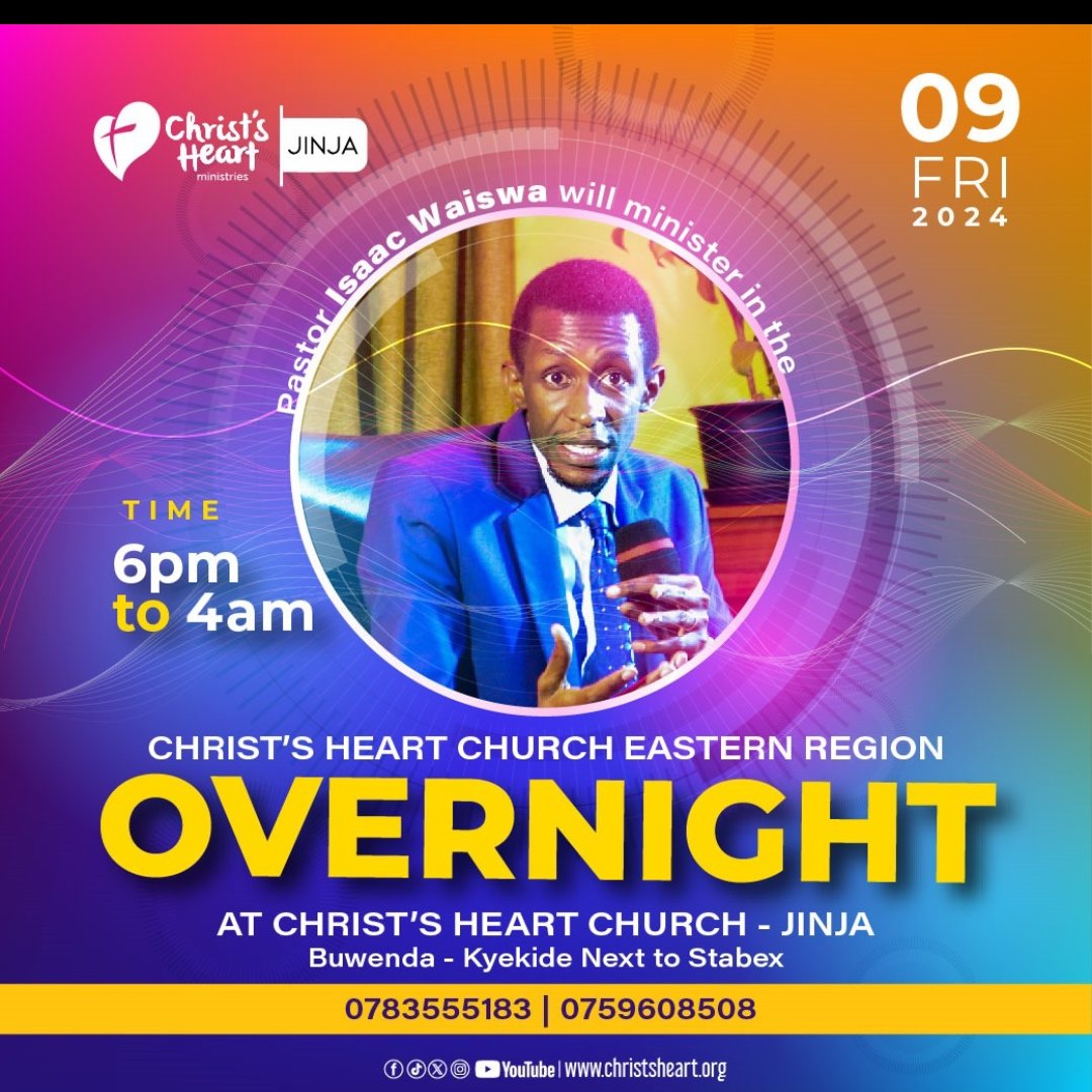 chcjinja's tweet photo. Happening This Fridayyyyy
@ChristsHeartMin https://t.co/jXhRcqnTTs