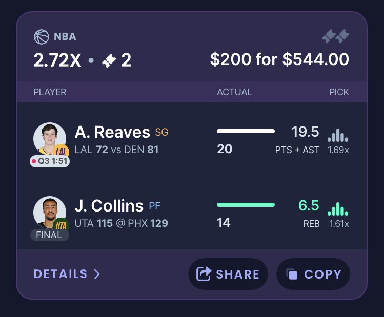 Dee_rose901's tweet photo. ☢️☢️☢️ POTD#38 ☢️☢️☢️

Banggggg✅✅✅✅✅

Giveaway time get this post to 100 ReTweets & im giving away $50 to (2) people just ReTweet this & drop your cashapp🫡🫡🫡

Choosing winners at 11:45 PM it’s 11:06 PM Now
https://t.co/Z0cj3AoXQC…

#ParlayPlay #CSGO #UFC #PrizePicks #PGA #GamblingTwitter #Trending #TrendingNow #prizpicksmillions #csgo #lol #nhl #WNBATwitter  #MLB  #sportsbettingtwitter #prizepicksmlb #NFL #NBA #nbaplayoffs #wnba #LinkInBio #dgfantasy #sportsbettingtwitter #dwighthoward #sexyredd #GamblingTwitter #CBB
#BaneSquad #FlashGang