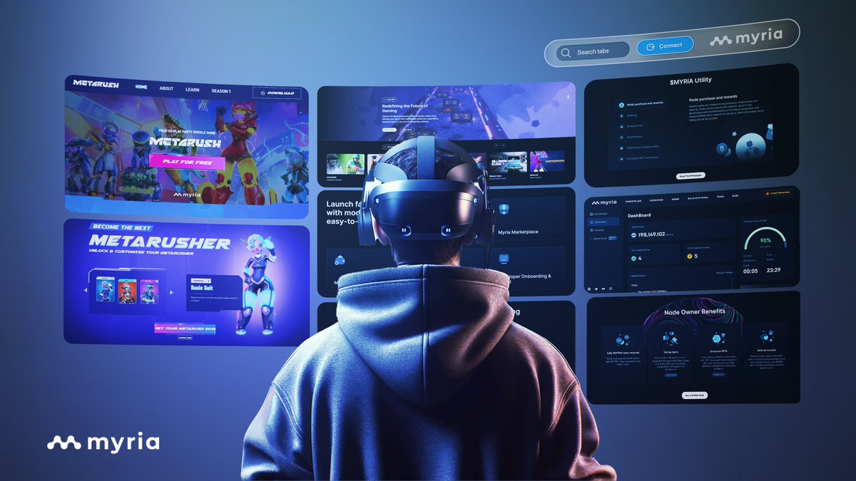 It's all coming together.

No gas. Just great games made better with Web3.

<a href="/Myria/">Myria | The web3 gaming platform</a> Studios is plugging into the chain.

Soon. 😎
