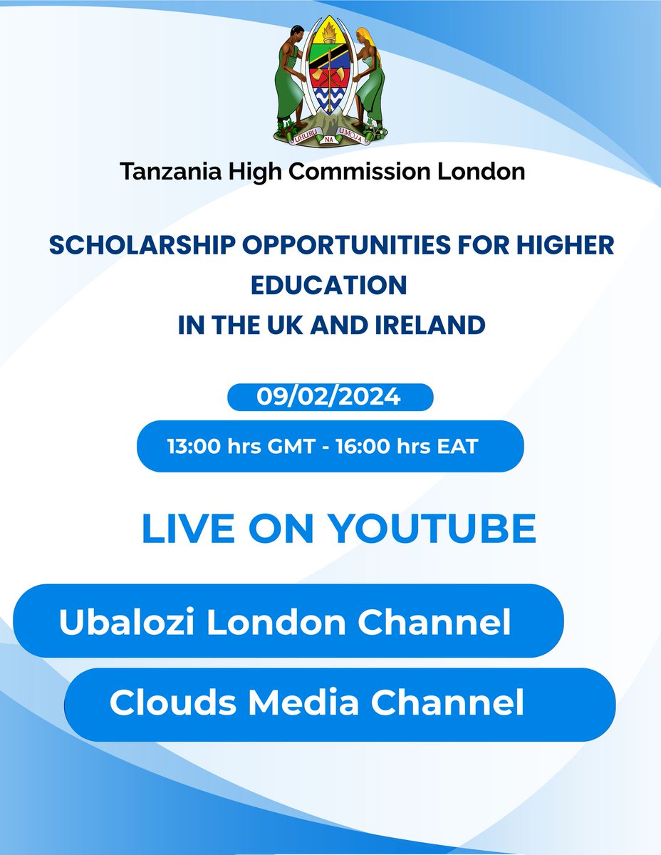 TANZANIA'S SCHOLARSHIP OPPORTUNITIES FOR HIGHER EDUCATION IN THE UK AND IRELAND #scholarshipopportunities #scholarships2024 #tanzania #scholarship #scholarships #londonuk #london #tanzaniaunforgettable #highereducation #educationforchange #educationforall