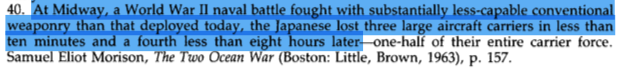 Incredible footnote from Posen's 1982 @IntSecHarvard piece, 'Inadvertent Nuclear War?: Escalation and NATO's Northern Flank'