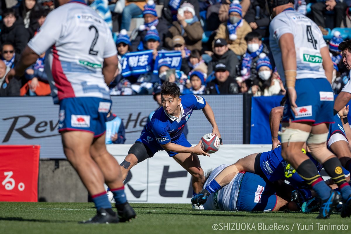 bluerevs's tweet photo. 📣 #岡﨑航大 選手のポジション変更

SO　▶▶▶　SH

選手登録のポジションを変更いたしました✅
#静岡ブルーレヴズ https://t.co/BUZnyHjkJA