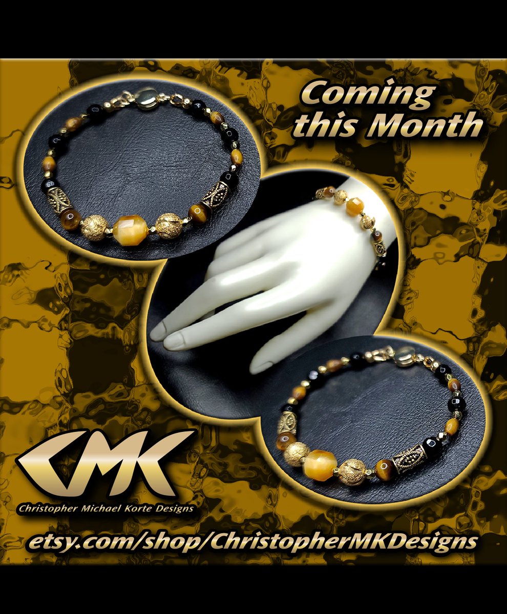 Coming this Month to:
etsy.com/shop/Christoph…
#tigerseye #onyx #onyxjewelry #handcraftedjewelry
#handcraftedwithlove #bracelets